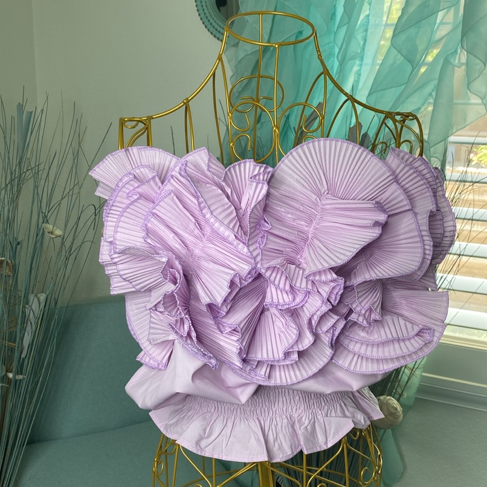 Pleated Lotus Leaf Top